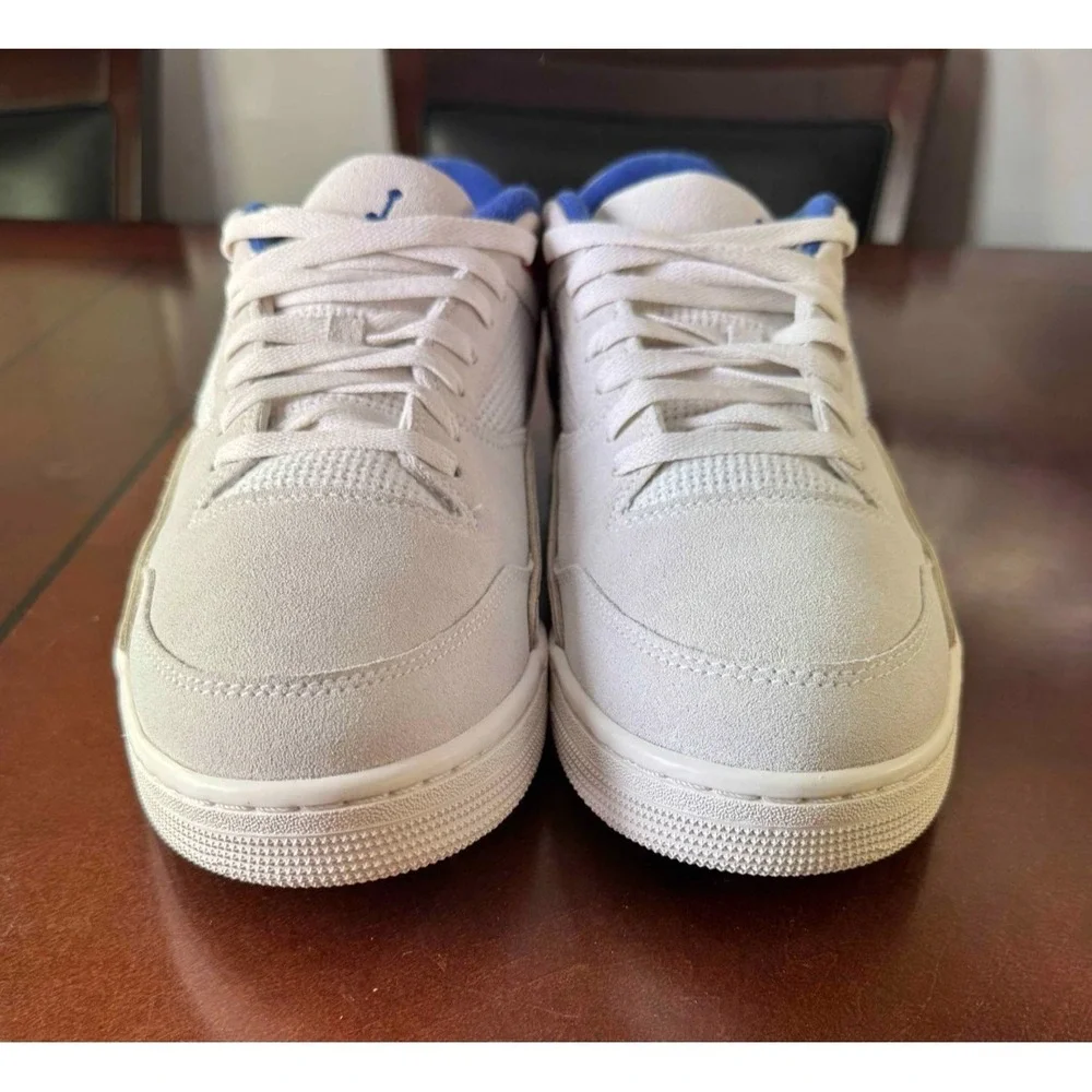 Jordan Flight Court Low Mens 13 Beige Royal Blue Sneakers New No Box HF3255-005